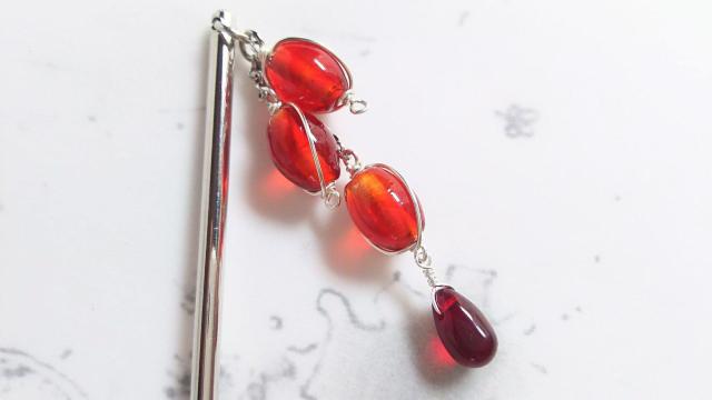 *朱がらすのかんざし* 21040 < 女性ファッション *朱がらすのかんざし* 21040 < 女性ファッションの