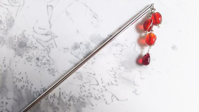 *朱がらすのかんざし* 21040 < 女性ファッション *朱がらすのかんざし* 21040 < 女性ファッションの