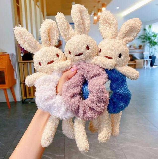 新品■可愛い♪♪ うさぎ ポニーテール シュシュ 髪飾り ヘアゴム ぬいぐるみ◆ピンク < キッズ/ベビー  新品■可愛い♪♪ うさぎ ポニーテール シュシュ 髪飾り ヘアゴム ぬいぐるみ◆ピンク < キッズ/ベビーの