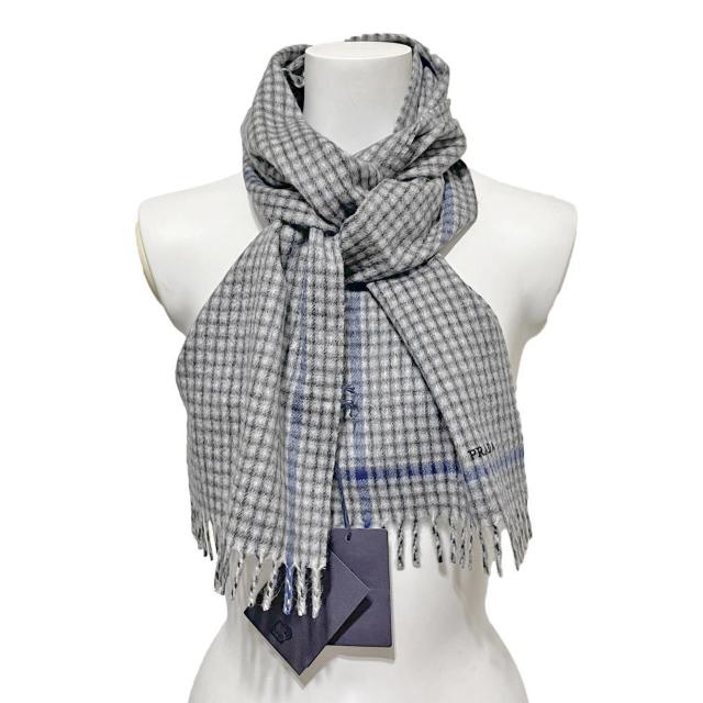 新品プラダPRADAメンズ カシミア100%フリンジマフラー < 男性ファッション 新品プラダPRADAメンズ カシミア100%フリンジマフラー < 男性ファッションの