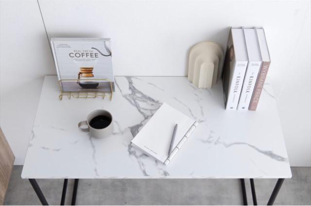 【送料無料】デスク 机 大理石柄 マーブル 学習 作業 pc 事務机 台 テーブル < インテリア/ライフ 【送料無料】デスク 机 大理石柄 マーブル 学習 作業 pc 事務机 台 テーブル < インテリア/ライフの