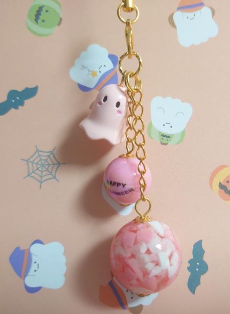 ハンドメイド♪おばけ鈴ビーズジャラジャラストラップ〜ピンク〜 < ペット/手芸/園芸  ハンドメイド♪おばけ鈴ビーズジャラジャラストラップ〜ピンク〜  < ペット/手芸/園芸の