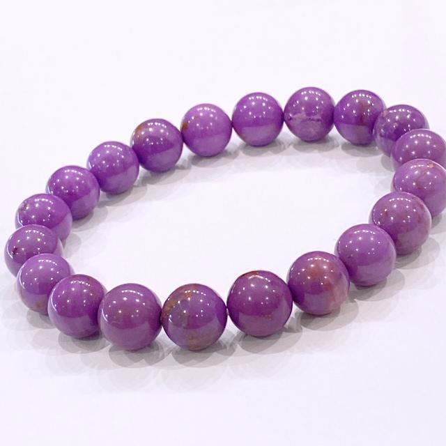 《No.500》フォスフォシデライトブレスレット 9.6mm珠 内径16.5センチ < 女性アクセサリー/時計  《No.500》フォスフォシデライトブレスレット 9.6mm珠 内径16.5センチ < 女性アクセサリー/時計の