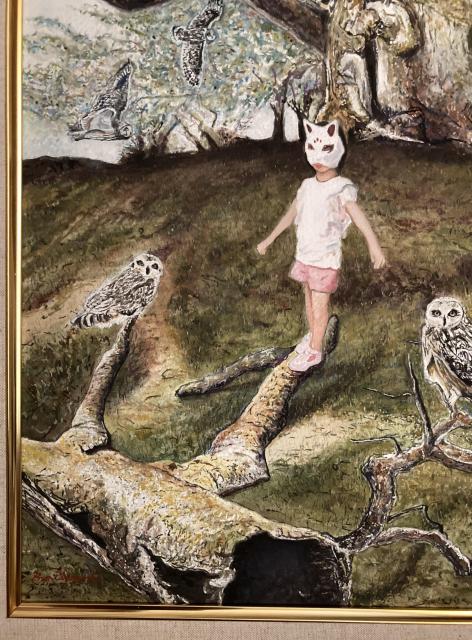 絵画 水彩画 ガッシュ水彩・透明水彩『乱心法獣遁・梟の雛子』新品・真作保証 原画 < ホビー  絵画 水彩画 ガッシュ水彩・透明水彩『乱心法獣遁・梟の雛子』新品・真作保証 原画 < ホビーの