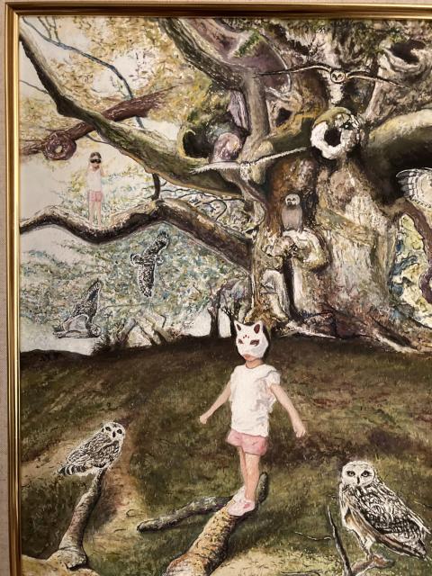 絵画 水彩画 ガッシュ水彩・透明水彩『乱心法獣遁・梟の雛子』新品・真作保証 原画 < ホビー  絵画 水彩画 ガッシュ水彩・透明水彩『乱心法獣遁・梟の雛子』新品・真作保証 原画 < ホビーの