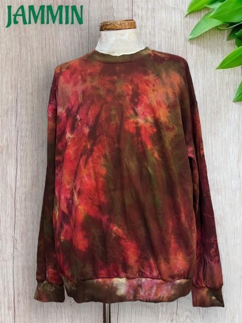 タイダイスウェット ヒッピー アジアン レゲエ エスニック 個性派 ポケット付き < 男性ファッション タイダイスウェット ヒッピー アジアン レゲエ エスニック 個性派 ポケット付き < 男性ファッションの