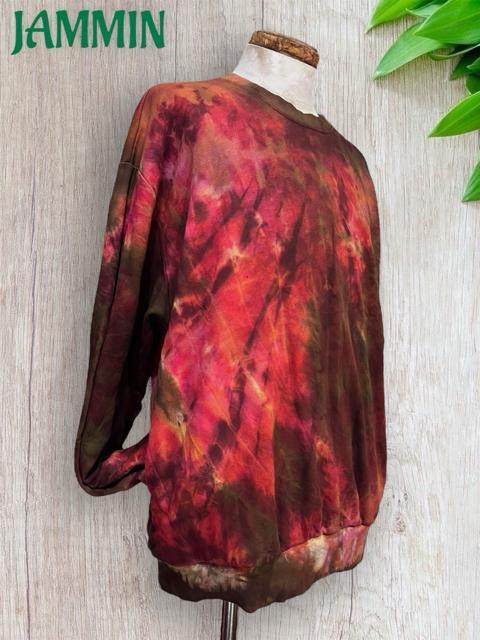 タイダイスウェット ヒッピー アジアン レゲエ エスニック 個性派 ポケット付き < 男性ファッション タイダイスウェット ヒッピー アジアン レゲエ エスニック 個性派 ポケット付き < 男性ファッションの