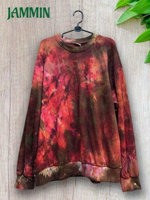 タイダイスウェット ヒッピー アジアン レゲエ エスニック 個性派 ポケット付き < 男性ファッション タイダイスウェット ヒッピー アジアン レゲエ エスニック 個性派 ポケット付き < 男性ファッションの