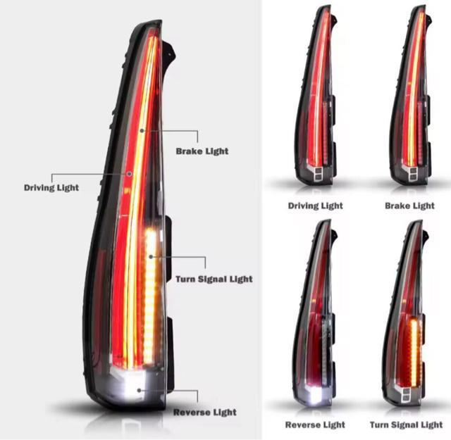 希少■シボレー タホ/サバーバン GMC ユーコン (2007-2014) エスカレード現行風 カスタム LEDテールランプ 二色 < 自動車/バイク 希少■シボレー タホ/サバーバン GMC ユーコン (2007-2014) エスカレード現行風 カスタム LEDテールランプ 二色 < 自動車/バイク