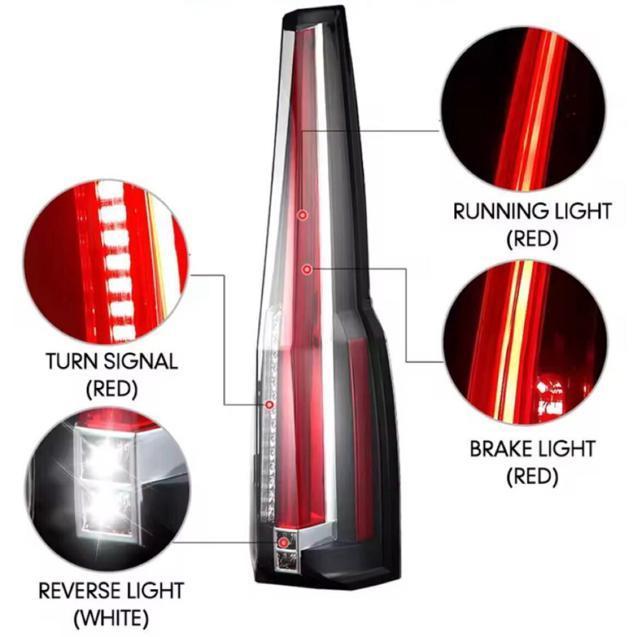 希少■シボレー タホ/サバーバン GMC ユーコン (2007-2014) エスカレード現行風 カスタム LEDテールランプ 二色 < 自動車/バイク 希少■シボレー タホ/サバーバン GMC ユーコン (2007-2014) エスカレード現行風 カスタム LEDテールランプ 二色 < 自動車/バイク