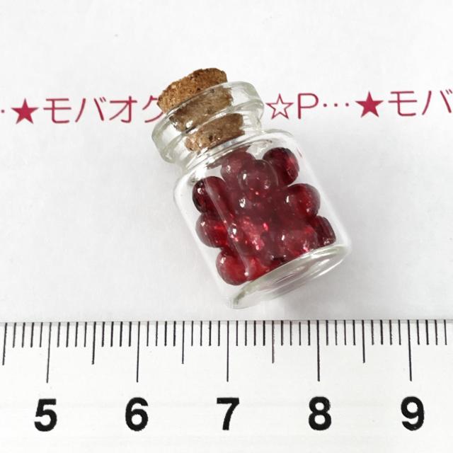 17*ガラスの小瓶 ガラスビーズ入り 蓋接着なし 34 < 女性ファッション 17*ガラスの小瓶 ガラスビーズ入り 蓋接着なし 34 < 女性ファッションの