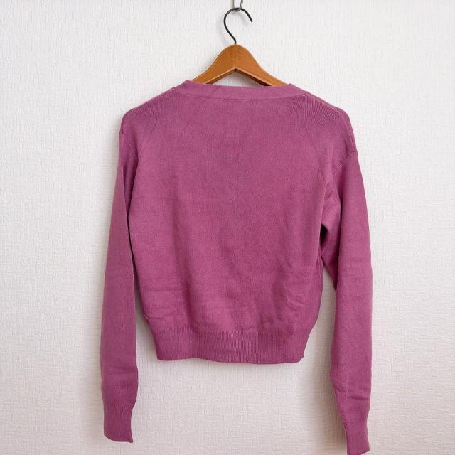 ◆allamanda/アラマンダ◆装飾ニットカーディガン★ピンクM*ビジューボタンカーデ美品 < ブランド ◆allamanda/アラマンダ◆装飾ニットカーディガン★ピンクM*ビジューボタンカーデ美品 < ブランドの