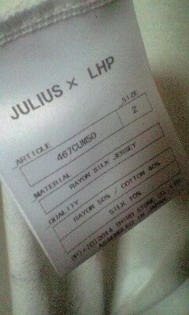 JULIUSEX~LHP RAYON SILK COTTON JERSEYOtBbNJbg\[2  uh 