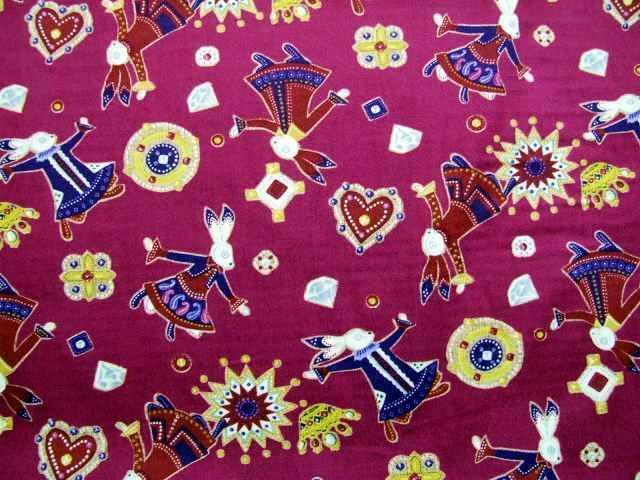 ワイン地うさぎ宝石王冠50×110 < ペット/手芸/園芸  ワイン地うさぎ宝石王冠50×110  < ペット/手芸/園芸の