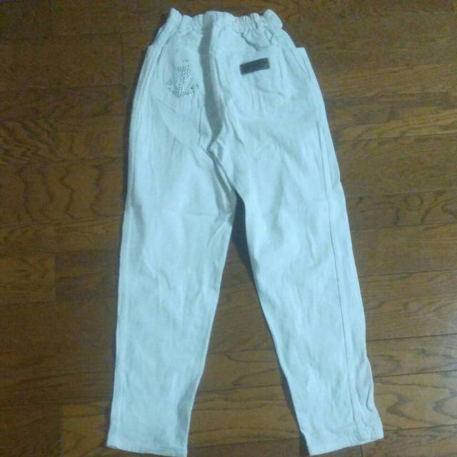 白 綿パンツ W58-62H87股下67股上29 美品 < 女性ファッション  白 綿パンツ W58-62H87股下67股上29 美品 < 女性ファッションの