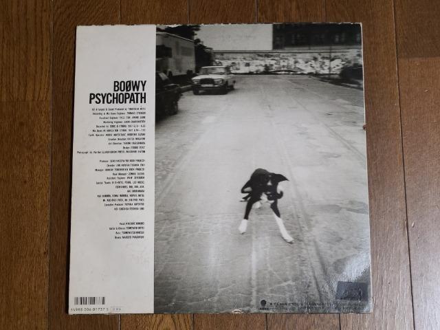 /BOOWY PSYCHOPATH LP̎J[htՖʔi  ^gObY 