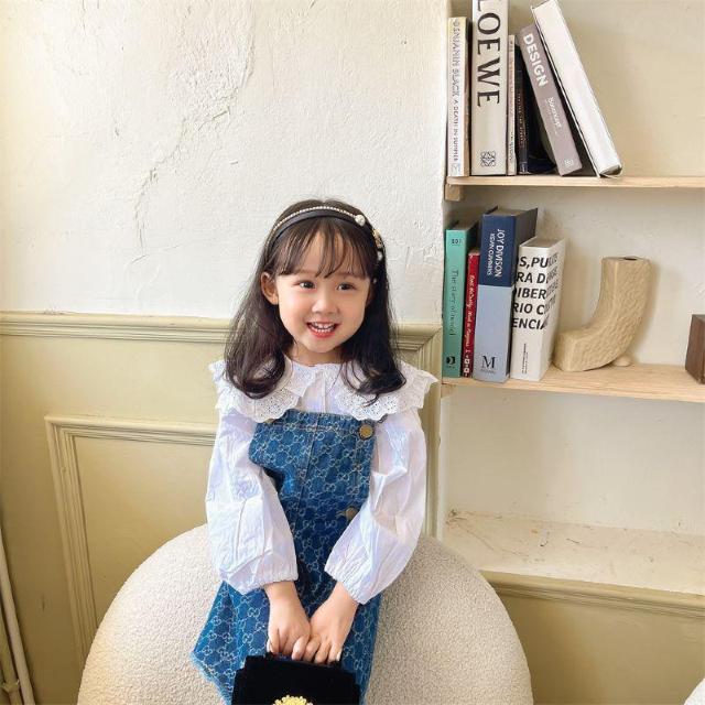 子供 女の子 セットアップ ブラウス キッズ デニムスカート サロペット 100cm < キッズ/ベビー  子供 女の子 セットアップ ブラウス キッズ デニムスカート サロペット 100cm < キッズ/ベビーの