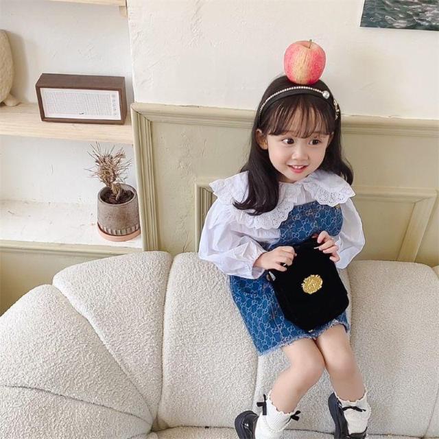 子供 女の子 セットアップ ブラウス キッズ デニムスカート サロペット 100cm < キッズ/ベビー  子供 女の子 セットアップ ブラウス キッズ デニムスカート サロペット 100cm < キッズ/ベビーの