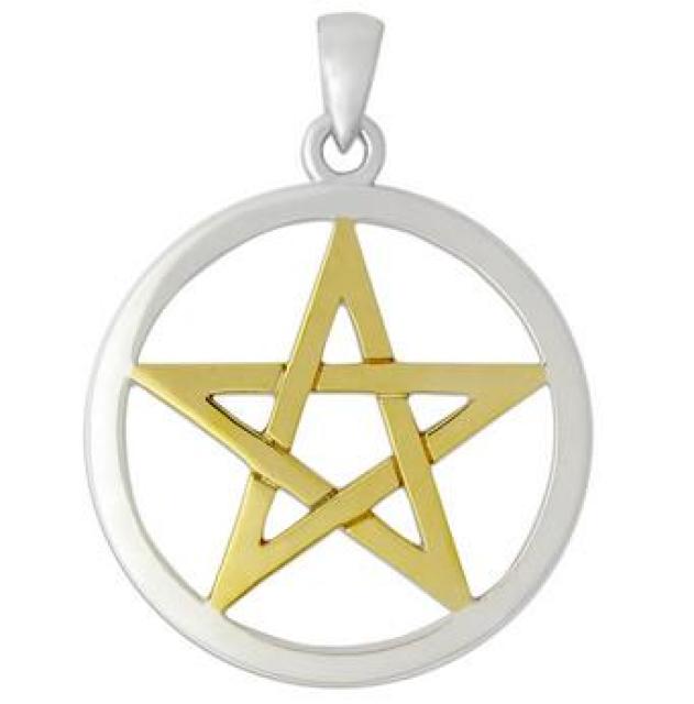 PeterStone: Large Gold Plating Pentacle < 女性アクセサリー/時計  PeterStone: Large Gold Plating Pentacle  < 女性アクセサリー/時計の