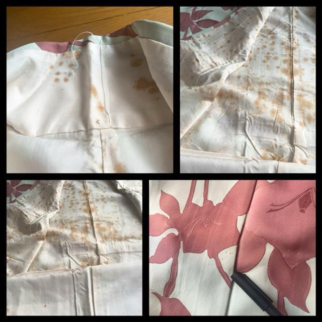 レトロで可愛いミントグリーンに椿柄!!アンティーク着物 袷 小紋 大正ロマン < 女性ファッション  レトロで可愛いミントグリーンに椿柄!!アンティーク着物 袷 小紋 大正ロマン < 女性ファッションの