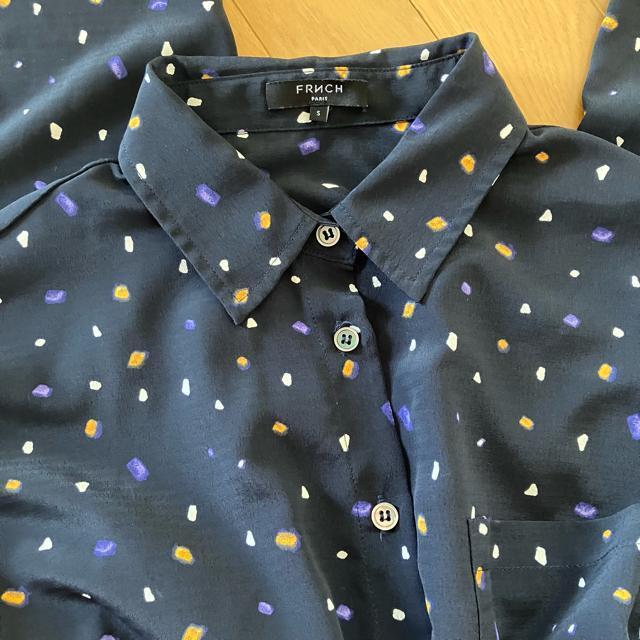 FRNCH PARIS オールインワンジャンプスーツ パンツ S-M 濃紺 < 女性ファッション FRNCH PARIS オールインワンジャンプスーツ パンツ S-M 濃紺 < 女性ファッションの