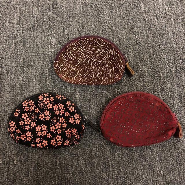 即決 印傳屋 印伝 INDEN-YA コインケース 小銭入れ 3個セット < 女性ファッション  即決 印傳屋 印伝 INDEN-YA コインケース 小銭入れ 3個セット  < 女性ファッションの