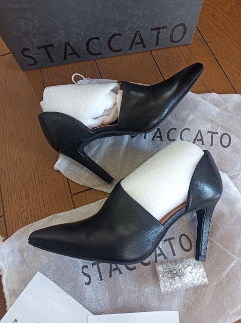 STACCATO★定価16800+税★牛革カーフヒールパンプス★新品同様★めちゃくちゃ素敵綺麗★ < 女性ファッション STACCATO★定価16800+税★牛革カーフヒールパンプス★新品同様★めちゃくちゃ素敵綺麗★ < 女性ファッションの