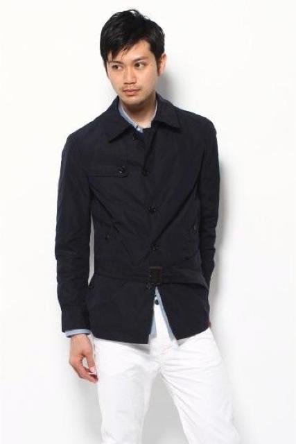 □ EDIFICE/エディフィス スリム トレンチコート/メンズM(46)☆新品 < ブランド □ EDIFICE/エディフィス スリム トレンチコート/メンズM(46)☆新品 < ブランドの