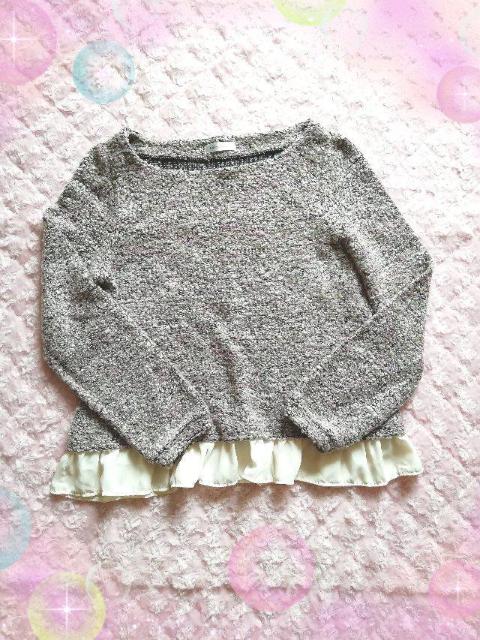 LUI JAHHE*裾シフォンフリルトップス < 女性ファッション  LUI JAHHE*裾シフォンフリルトップス  < 女性ファッションの