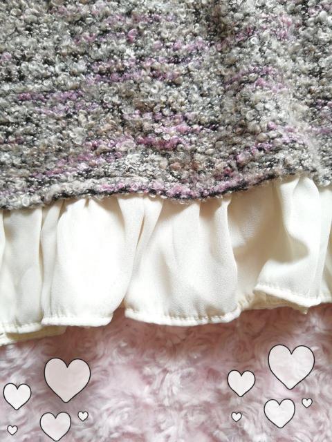 LUI JAHHE*裾シフォンフリルトップス < 女性ファッション  LUI JAHHE*裾シフォンフリルトップス < 女性ファッションの