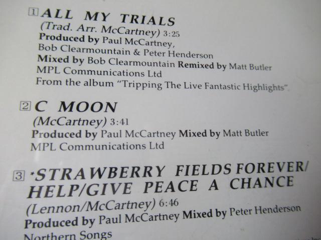 ポール・マッカートニー CD、「 All My Trials 」Give Peace A Chance  ほか 国内盤、帯付き < CD/DVD/ビデオ  ポール・マッカートニー CD、「 All My Trials 」Give Peace A Chance  ほか 国内盤、帯付き < CD/DVD/ビデオの