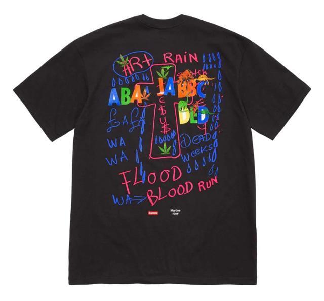 Supreme~Martine Rose Lee Scratch Perry Tee Black L  uh 