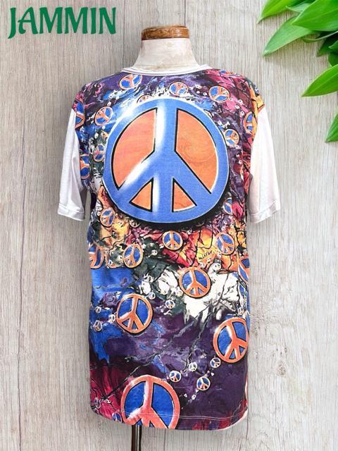 ピースマークTシャツ ピースマーク 平和 アジアン ヒッピー エスニック フェス < 男性ファッション ピースマークTシャツ ピースマーク 平和 アジアン ヒッピー エスニック フェス < 男性ファッションの