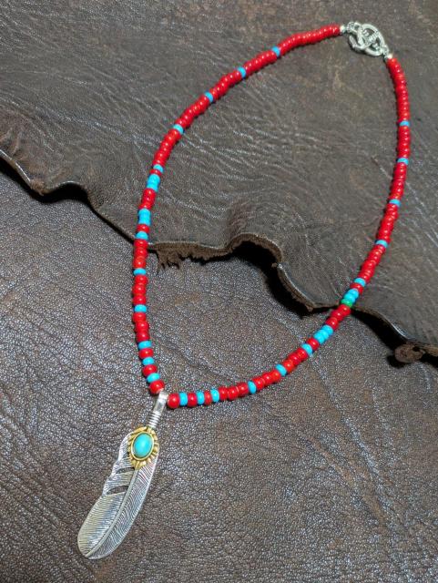 インディアンジュエリー★ターコイズフェザー★メディスンホイール★イーグルフック★ホワイトハーツ5o★45cm★新品未着用★送料無料 < 男性アクセサリー/時計 インディアンジュエリー★ターコイズフェザー★メディスンホイール★イーグルフック★ホワイトハーツ5o★45cm★新品未着用★送料無料 < 男性アクセサリー/時計の