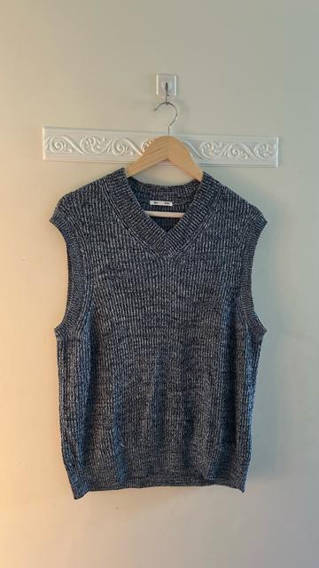 GU ジーユー ウォッシャブルメランジVネックベスト ニットベスト ユニセックス ブルー 青 M  ユニクロ < ブランド  GU ジーユー ウォッシャブルメランジVネックベスト ニットベスト ユニセックス ブルー 青 M  ユニクロ < ブランドの