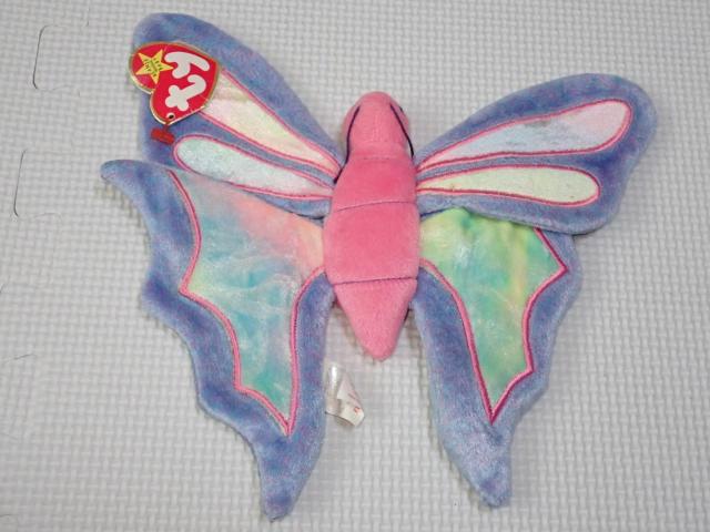 ty 蝶 チョウチョ Flitter ぬいぐるみ 22cm タグ付 管理番号53 < おもちゃ ty 蝶 チョウチョ Flitter ぬいぐるみ 22cm タグ付 管理番号53 < おもちゃの