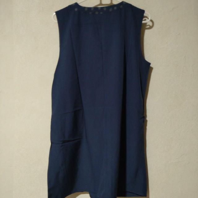 ネイビー ゆったりベスト < 女性ファッション ネイビー ゆったりベスト < 女性ファッションの