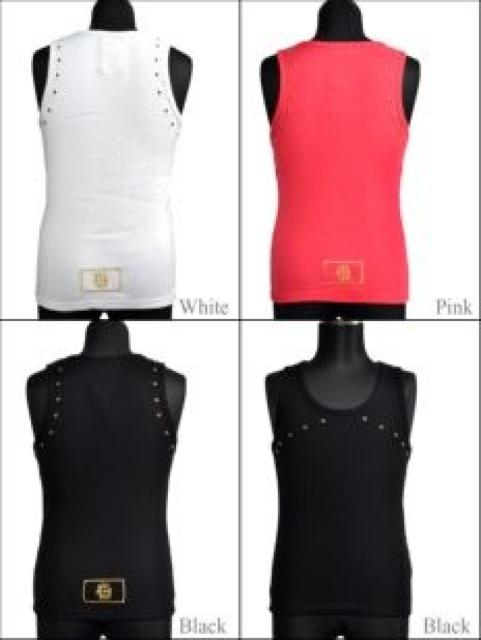 【MIDAS/ミダス】お兄.ロック.ホスト系♪バックロゴ刺繍ハトメタンクトップ ホワイト < ブランド 【MIDAS/ミダス】お兄.ロック.ホスト系♪バックロゴ刺繍ハトメタンクトップ ホワイト < ブランドの