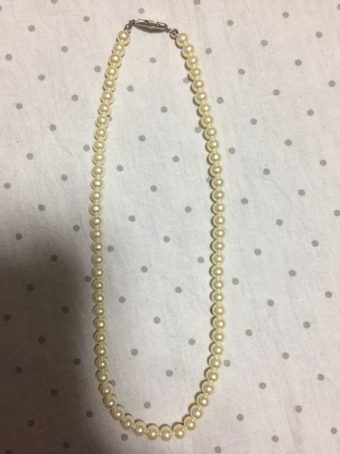 ショートパールネックレス < 女性アクセサリー/時計  ショートパールネックレス  < 女性アクセサリー/時計の