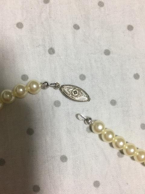 ショートパールネックレス < 女性アクセサリー/時計  ショートパールネックレス < 女性アクセサリー/時計の