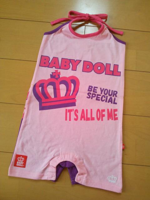 新品ホルターネックロンパース90ベビドBABYDOLLベビードール < ブランド  新品ホルターネックロンパース90ベビドBABYDOLLベビードール  < ブランドの