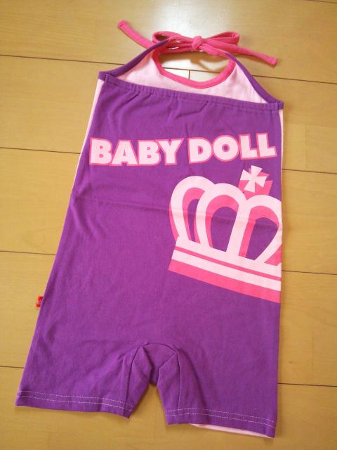 新品ホルターネックロンパース90ベビドBABYDOLLベビードール < ブランド  新品ホルターネックロンパース90ベビドBABYDOLLベビードール < ブランドの