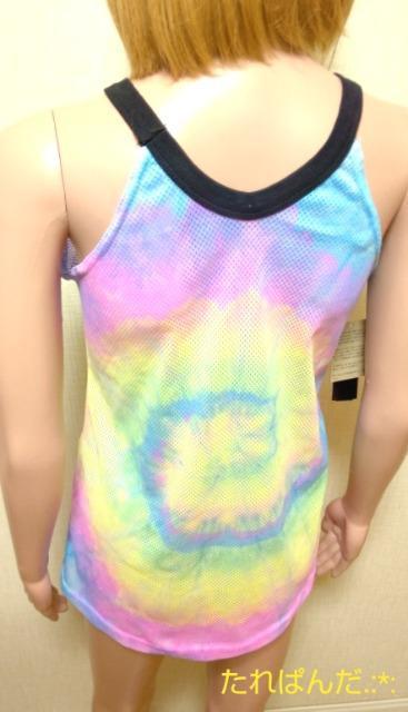 新品タグ付☆大きいF☆ダンスB系☆綺麗な蛍光パンチング×グラデのトップスT187☆3点で即落 < 女性ファッション  新品タグ付☆大きいF☆ダンスB系☆綺麗な蛍光パンチング×グラデのトップスT187☆3点で即落 < 女性ファッションの