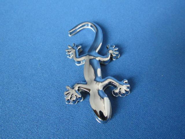 ●Gecko ゲッコー/守宮/ヤモリ!クロームメッキ仕様 ABS製 軽量タイプ エンブレム新品 < 自動車/バイク ●Gecko ゲッコー/守宮/ヤモリ!クロームメッキ仕様 ABS製 軽量タイプ エンブレム新品 < 自動車/バイク