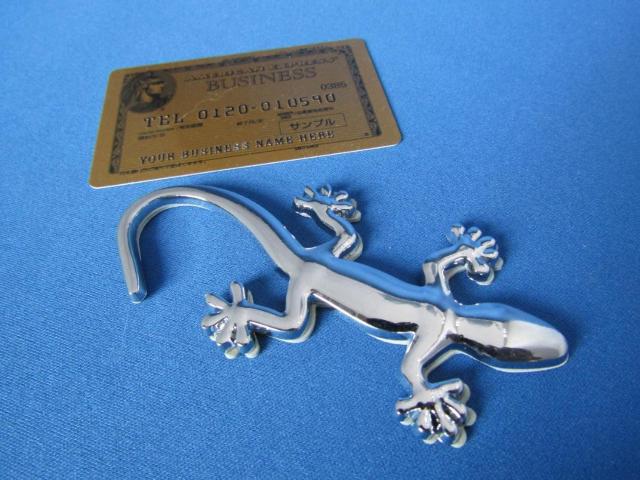 ●Gecko ゲッコー/守宮/ヤモリ!クロームメッキ仕様 ABS製 軽量タイプ エンブレム新品 < 自動車/バイク ●Gecko ゲッコー/守宮/ヤモリ!クロームメッキ仕様 ABS製 軽量タイプ エンブレム新品 < 自動車/バイク