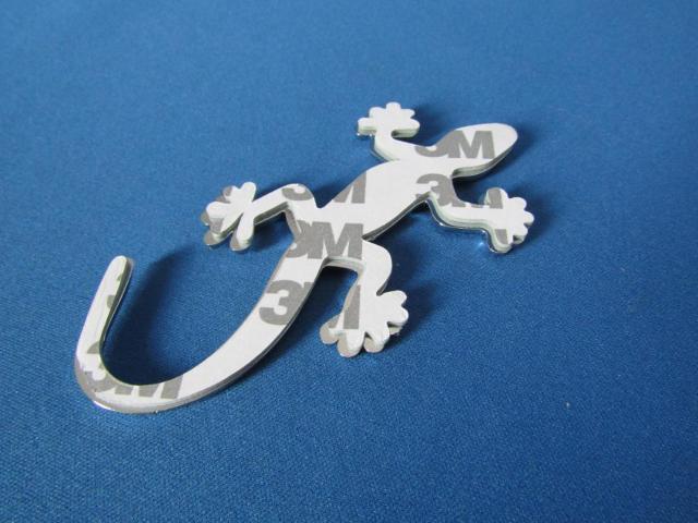 ●Gecko ゲッコー/守宮/ヤモリ!クロームメッキ仕様 ABS製 軽量タイプ エンブレム新品 < 自動車/バイク ●Gecko ゲッコー/守宮/ヤモリ!クロームメッキ仕様 ABS製 軽量タイプ エンブレム新品 < 自動車/バイク