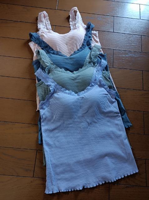 AUNIQLO.レースリブ素材カップ付きキャミソール★ブラキャミ.ラベンダー★素敵★送料無料★ < 女性ファッション  AUNIQLO.レースリブ素材カップ付きキャミソール★ブラキャミ.ラベンダー★素敵★送料無料★  < 女性ファッションの