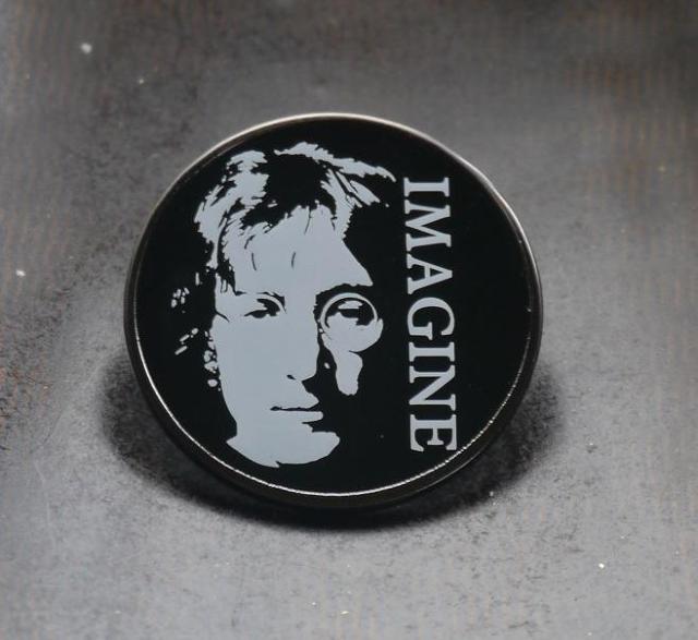 新品 ジョン・レノン IMAGINE ピンブローチ ピンバッジ ピンズ < タレントグッズ  新品 ジョン・レノン IMAGINE ピンブローチ ピンバッジ ピンズ  < タレントグッズの