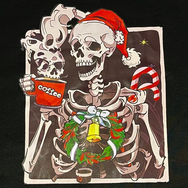 【新品/SHEIN/XL】スカルサンタプリント裏起毛スウェットプルオーバー < 女性ファッション  【新品/SHEIN/XL】スカルサンタプリント裏起毛スウェットプルオーバー < 女性ファッションの