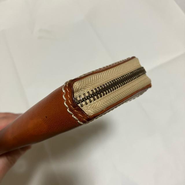 【DAKOTA / ダコタ】 レザー / ラウンドファスナー 長財布 / 茶 本革 < ブランド  【DAKOTA / ダコタ】 レザー / ラウンドファスナー 長財布 / 茶 本革 < ブランドの